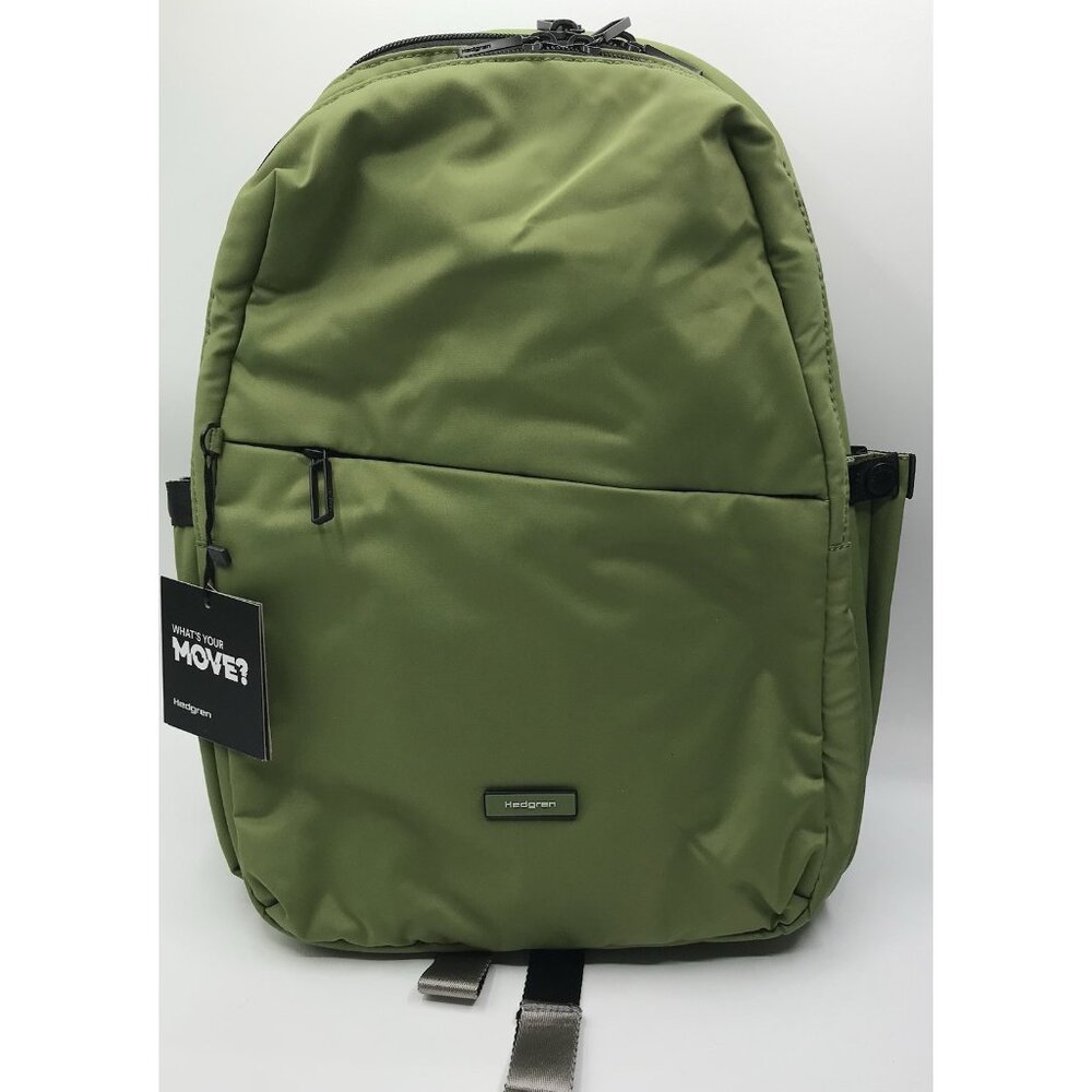 Hedgren Backpack Cedar Green Cosmos Zip Pockets Day